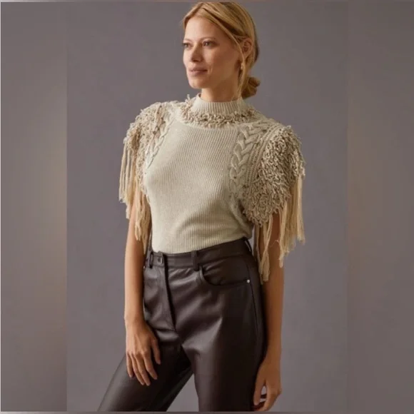 19. NWT Anthropologie Aphrodite Tee Sweater - Picture 3 of 3